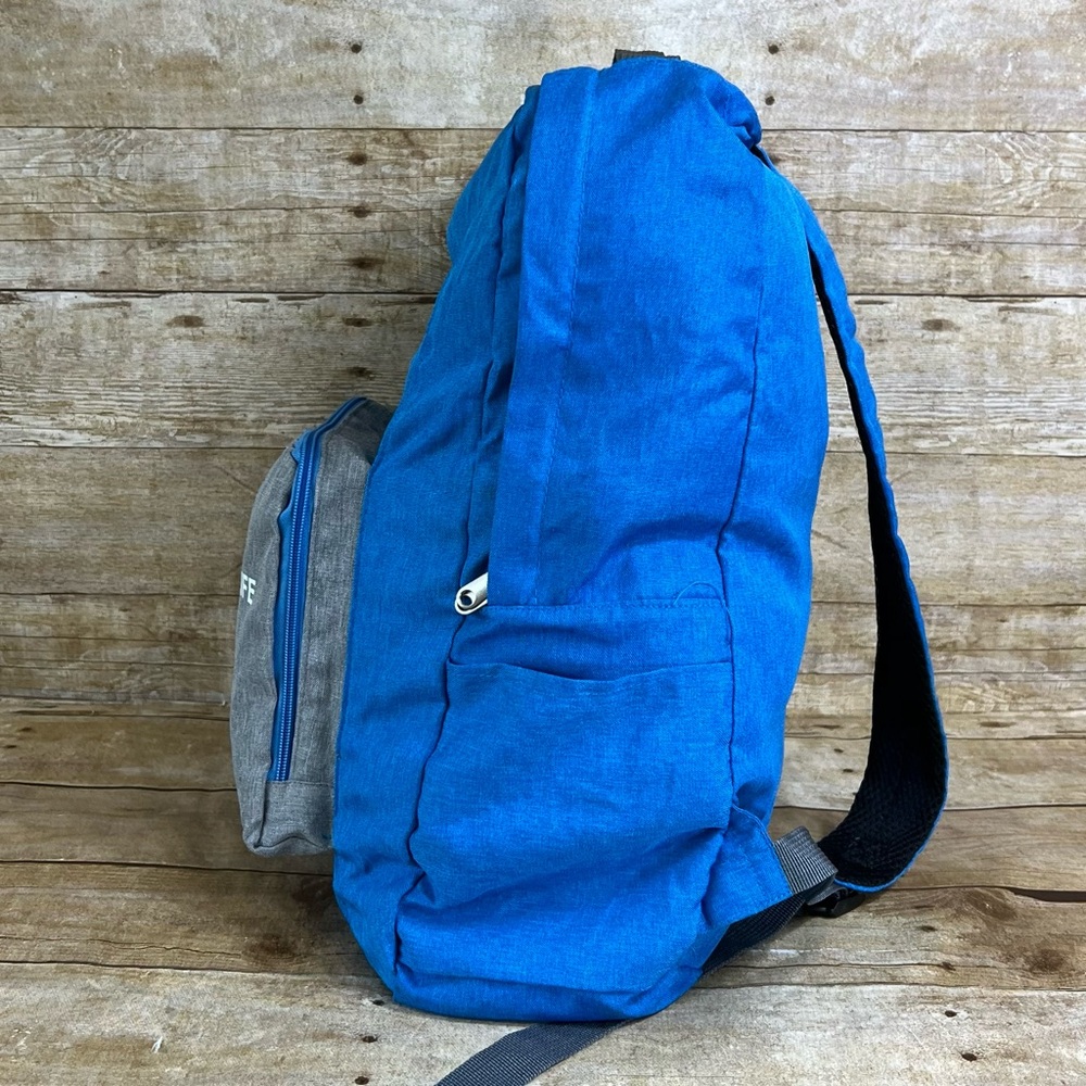 Travel Season Folding Backpack 20 Blue Grey Lightweight Packable Daypack Bag - Picture 3 of 12